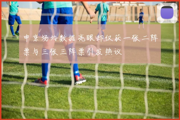 申京场均数据亮眼却仅获一张二阵票与三张三阵票引发热议