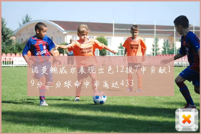 诺曼鲍威尔表现出色12投7中贡献19分三分球命中率高达433